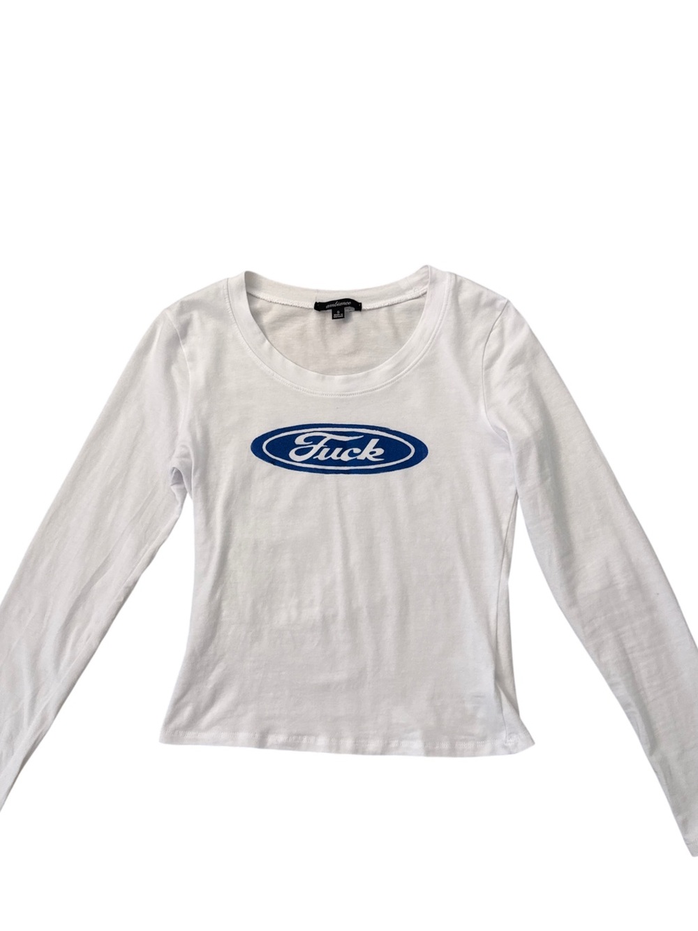 F word Screen Printed Longsleeve Top